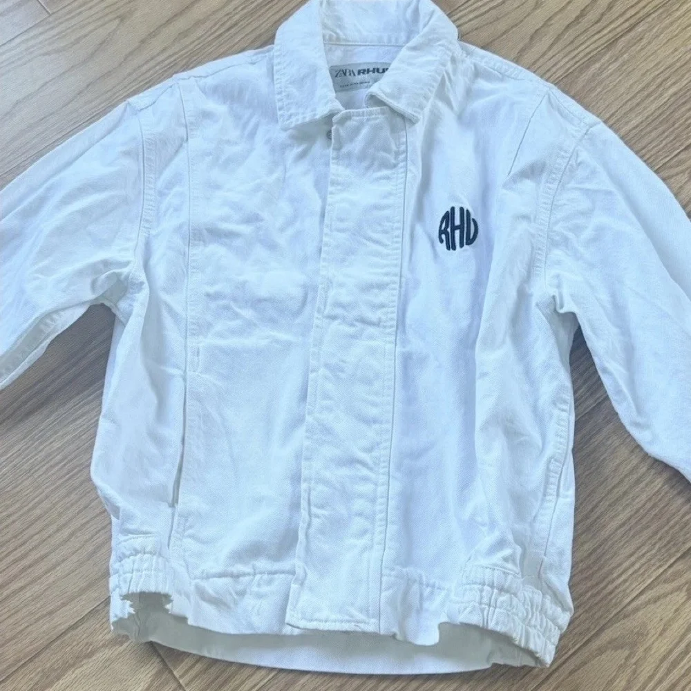 Rhude Ruigi ZARA Denim RHU Jacket size M white - Picture 5 of 6
